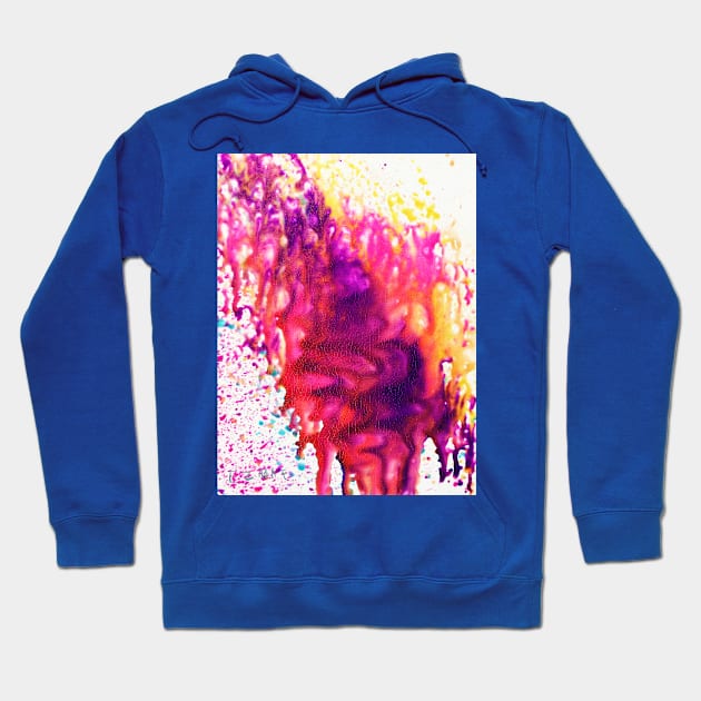 The Drip Painting Hoodie by EzmaeMyron